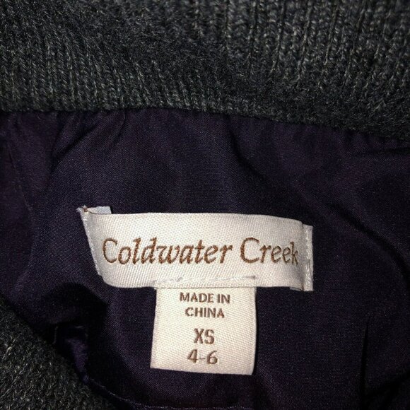 Coldwater Creek Womens Size XS 4 6 Purple Full Zip Front Pockets Puffer Vest - Picture 6 of 8